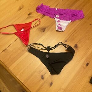 3 VS thong Panties